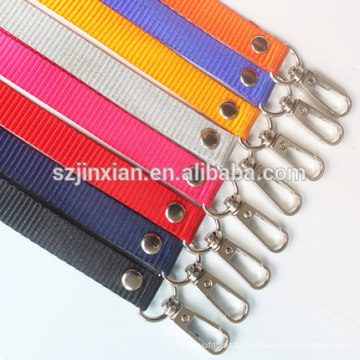 Shenzhen factory single color polyester neck lanyard